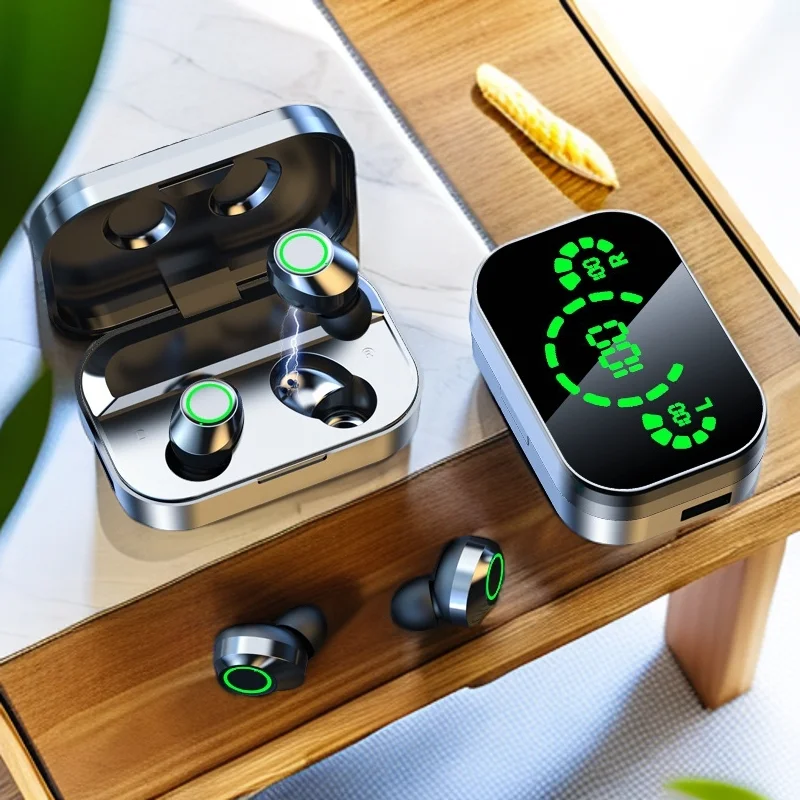 Cross border popular mirror digital YD03 wireless Bluetooth earphones TWS in ear high battery YD04 Bluetooth earphones
Cross border popular mirror digital YD03 wireless Bluetooth earphones TWS in ear high battery YD04 Bluetooth earphones