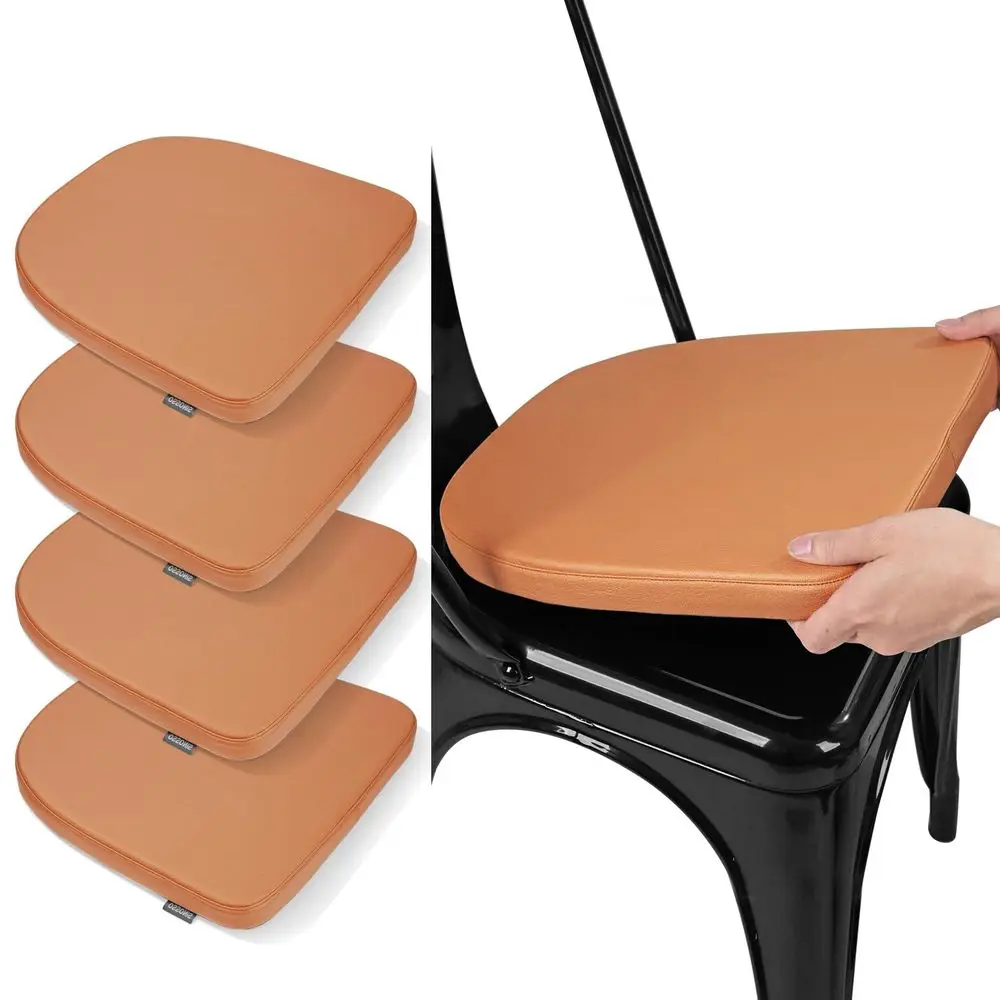 Modern Faux Leather 14 Metal Chair Cushions Set of 4, Leathaire Magnetic Chair Pads for Dining Kitchen Cafe Bistro Stackable Ch
Modern Faux Leather 14 Metal Chair Cushions Set of 4, Leathaire Magnetic Chair Pads for Dining Kitchen Cafe Bistro Stackable Ch