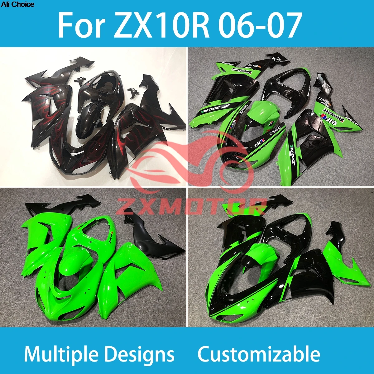 Полные обтекатели для Kawasaki ZX10R 06 07, комплект обтекателя кузова для ремонта мотоцикла ZX 10R 2006 2007
Полные обтекатели для Kawasaki ZX10R 06 07, комплект обтекателя кузова для ремонта мотоцикла ZX 10R 2006 2007