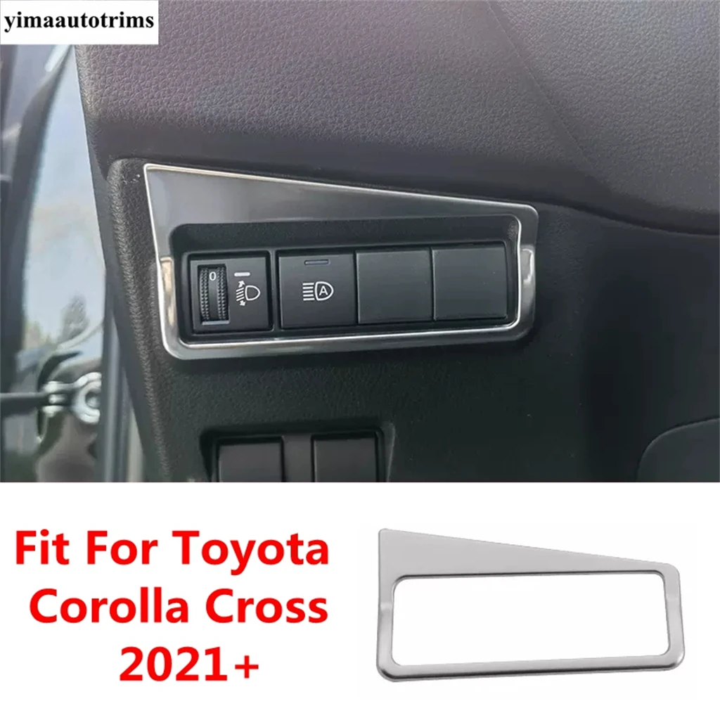 Front Head Light Lamp Switch Button Frame Decoration Cover Trim For Toyota Corolla Cross XG10 2021 - 2024 Accessories Interior
Front Head Light Lamp Switch Button Frame Decoration Cover Trim For Toyota Corolla Cross XG10 2021 - 2024 Accessories Interior