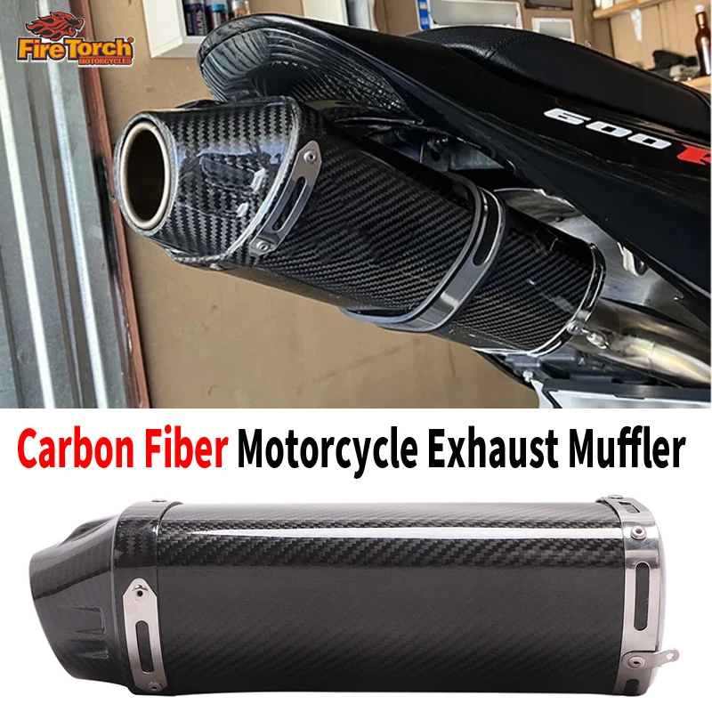 Carbon Fiber Motorcycle Exhaust Pipe Escape Moto System Modified Muffler For CBR600RR F5 CBR1000RR ZX636 ZX6R Daytona 675R
Carbon Fiber Motorcycle Exhaust Pipe Escape Moto System Modified Muffler For CBR600RR F5 CBR1000RR ZX636 ZX6R Daytona 675R