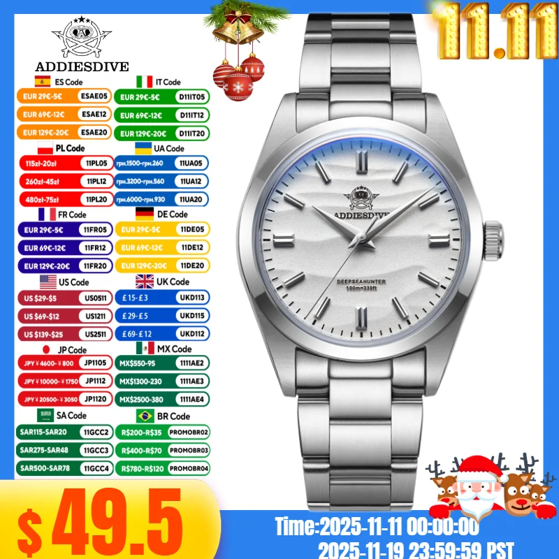 ADDIESDIVE 36 мм 2030 Новые кварцевые часы 10 бар водонепроницаемые пузырьковое зеркало крышка горшка стекло нержавеющая сталь reloj hombrel мужские часы
ADDIESDIVE 36 мм 2030 Новые кварцевые часы 10 бар водонепроницаемые пузырьковое зеркало крышка горшка стекло нержавеющая сталь reloj hombrel мужские часы