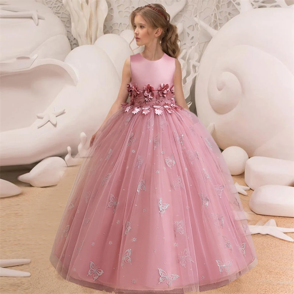 Flower Girl Party Wedding Dress Kids Gow Formal Birthday Party Clothes For Children Costume Lace Princess Prom Costume Vestidos
Flower Girl Party Wedding Dress Kids Gow Formal Birthday Party Clothes For Children Costume Lace Princess Prom Costume Vestidos