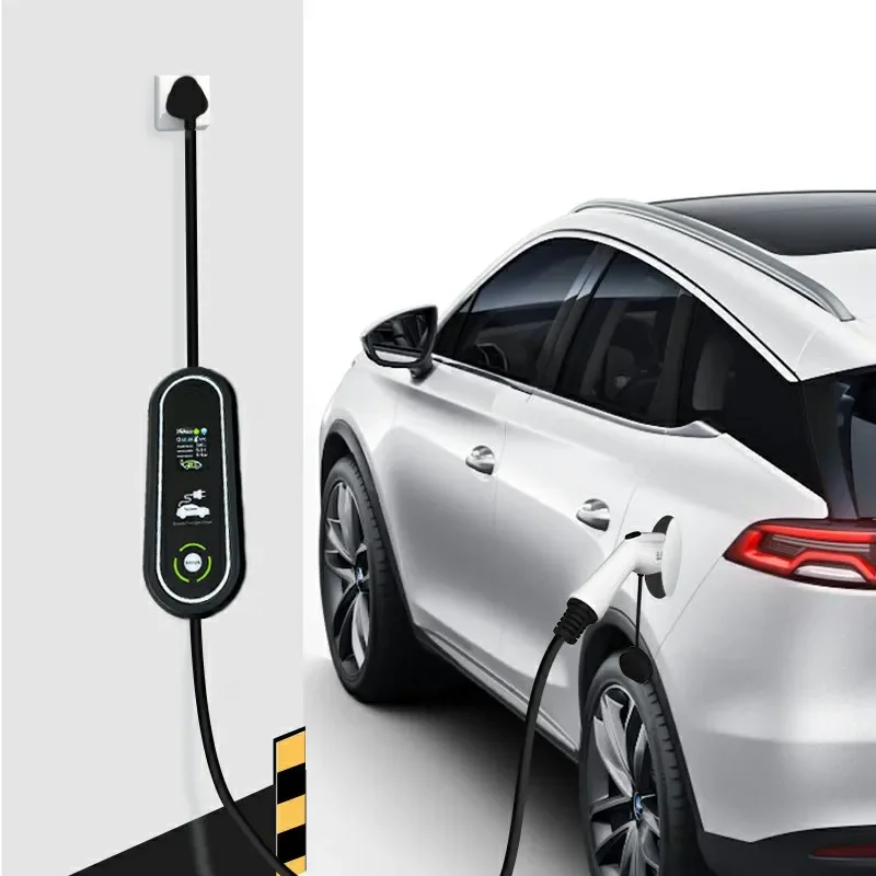 GBT Car Charger 16A Single Phase 3.3KW Timing Protable EV Charger Current Adjustable Electric Vehicle Charging Station 5M Cable
GBT Car Charger 16A Single Phase 3.3KW Timing Protable EV Charger Current Adjustable Electric Vehicle Charging Station 5M Cable
