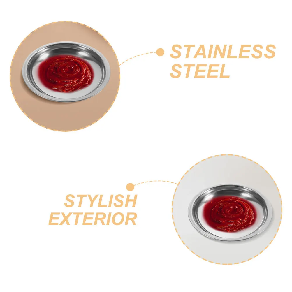 Набор из 6 компактных соусниц из нержавеющей стали для соевого соуса, кетчупа, горчицы, заправки для салатов и приправ
Набор из 6 компактных соусниц из нержавеющей стали для соевого соуса, кетчупа, горчицы, заправки для салатов и приправ