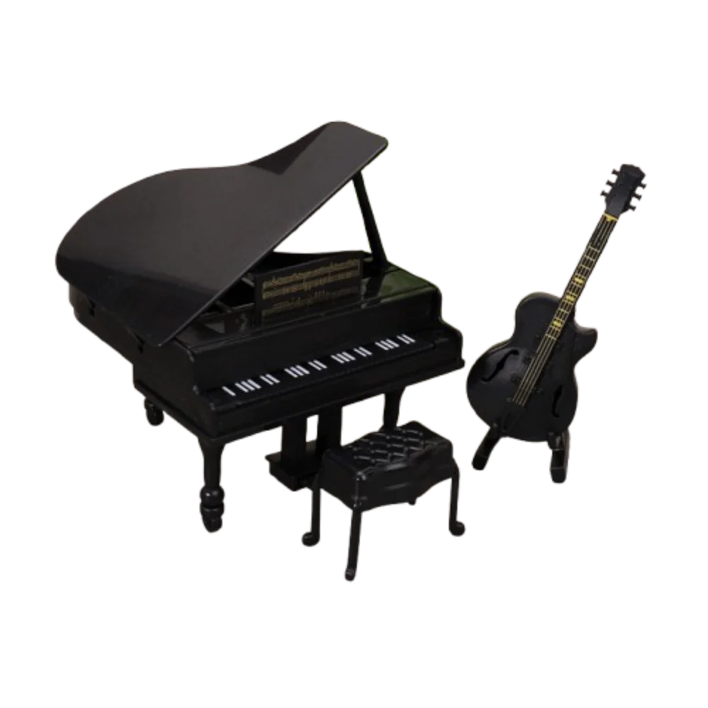 1/12 Scale Dollhouse Simulation Model Simulation Miniature Size Grand Piano Furniture Decorative Props Accessories
1/12 Scale Dollhouse Simulation Model Simulation Miniature Size Grand Piano Furniture Decorative Props Accessories