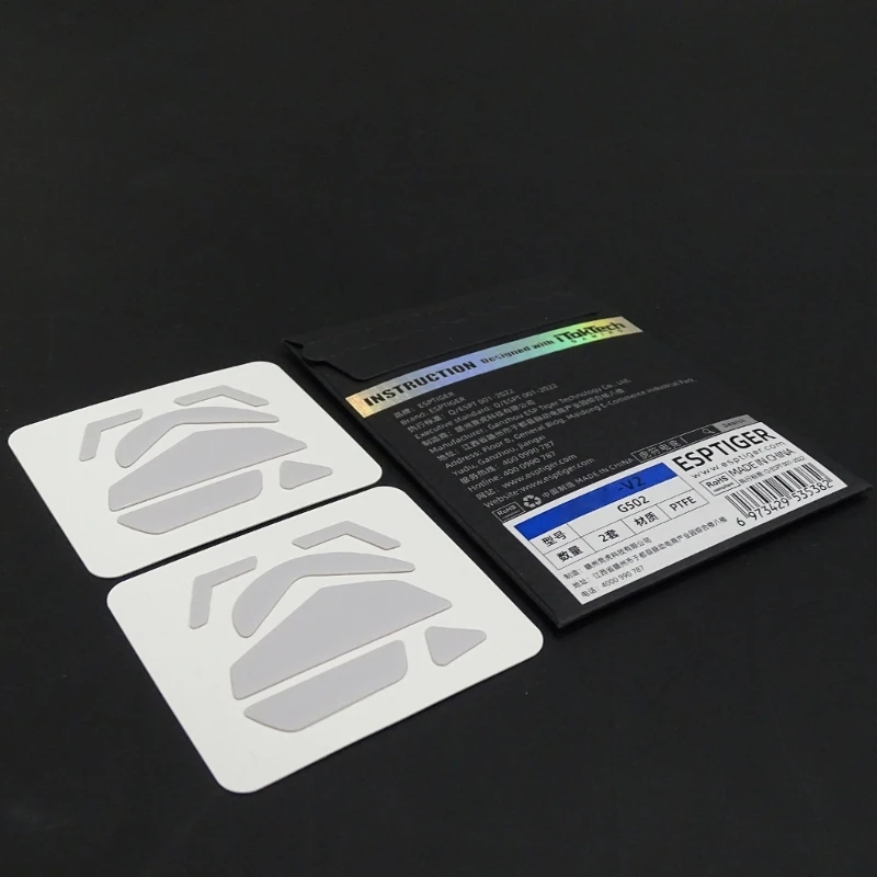 2 Sets/pack Tiger Gaming Mouse Feet Mouse Skate For Logitech G502 Mouse White Mouse Glides Curve Edge
2 Sets/pack Tiger Gaming Mouse Feet Mouse Skate For Logitech G502 Mouse White Mouse Glides Curve Edge