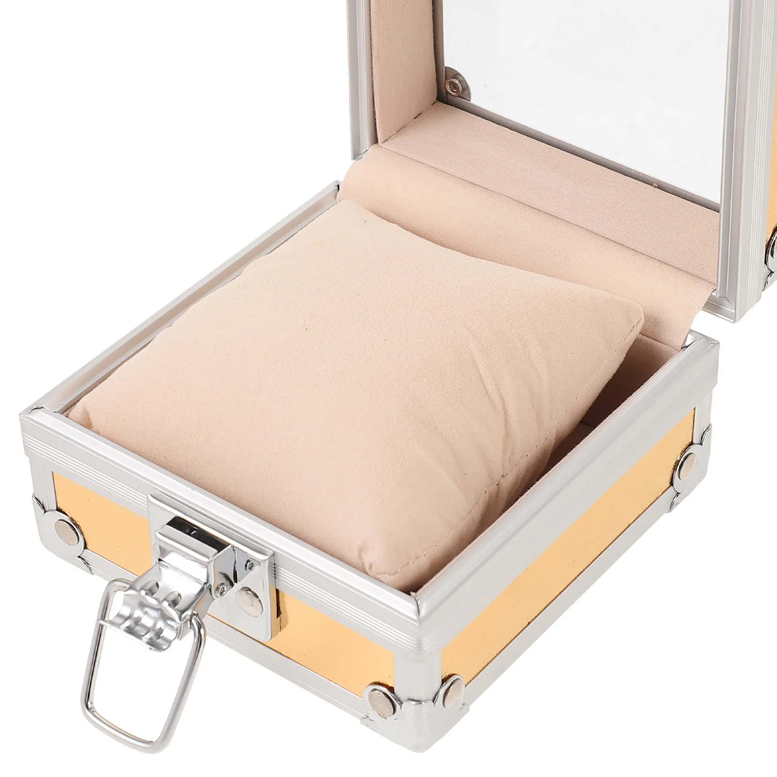 Single Watch Box 9.5x9.5x5.5cm Transparent Stylish Square Storage Display Case for Travel Home Portable Organizer Jewelry Holder
Single Watch Box 9.5x9.5x5.5cm Transparent Stylish Square Storage Display Case for Travel Home Portable Organizer Jewelry Holder