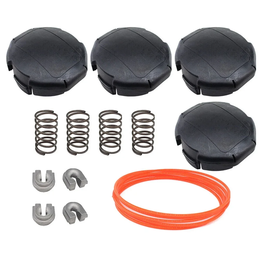 4pcs Trimmer Head Cover For Speed Feed Head Small 375" For SNIPPER TRIMMER BRUSHCUTTER Garden Power Tools
4pcs Trimmer Head Cover For Speed Feed Head Small 375" For SNIPPER TRIMMER BRUSHCUTTER Garden Power Tools