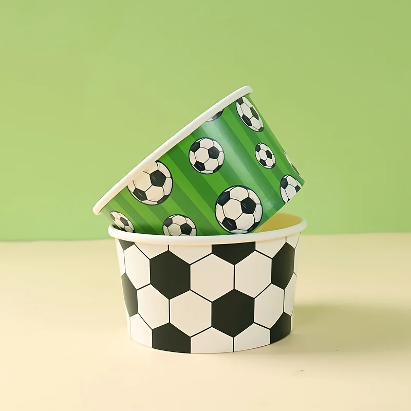10PCS Soccer Theme Disposable Paper Cups and Bowls Set, Snack Serving for Birthday Baby Shower Party
10PCS Soccer Theme Disposable Paper Cups and Bowls Set, Snack Serving for Birthday Baby Shower Party