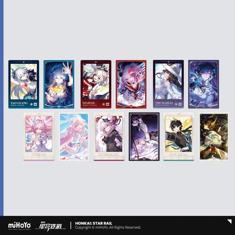 Sunsyea Honkai Star Rail Official Merch miHoYo Original Authentic Theme Series Cards Dan Heng Evernight Cyrene
Sunsyea Honkai Star Rail Official Merch miHoYo Original Authentic Theme Series Cards Dan Heng Evernight Cyrene