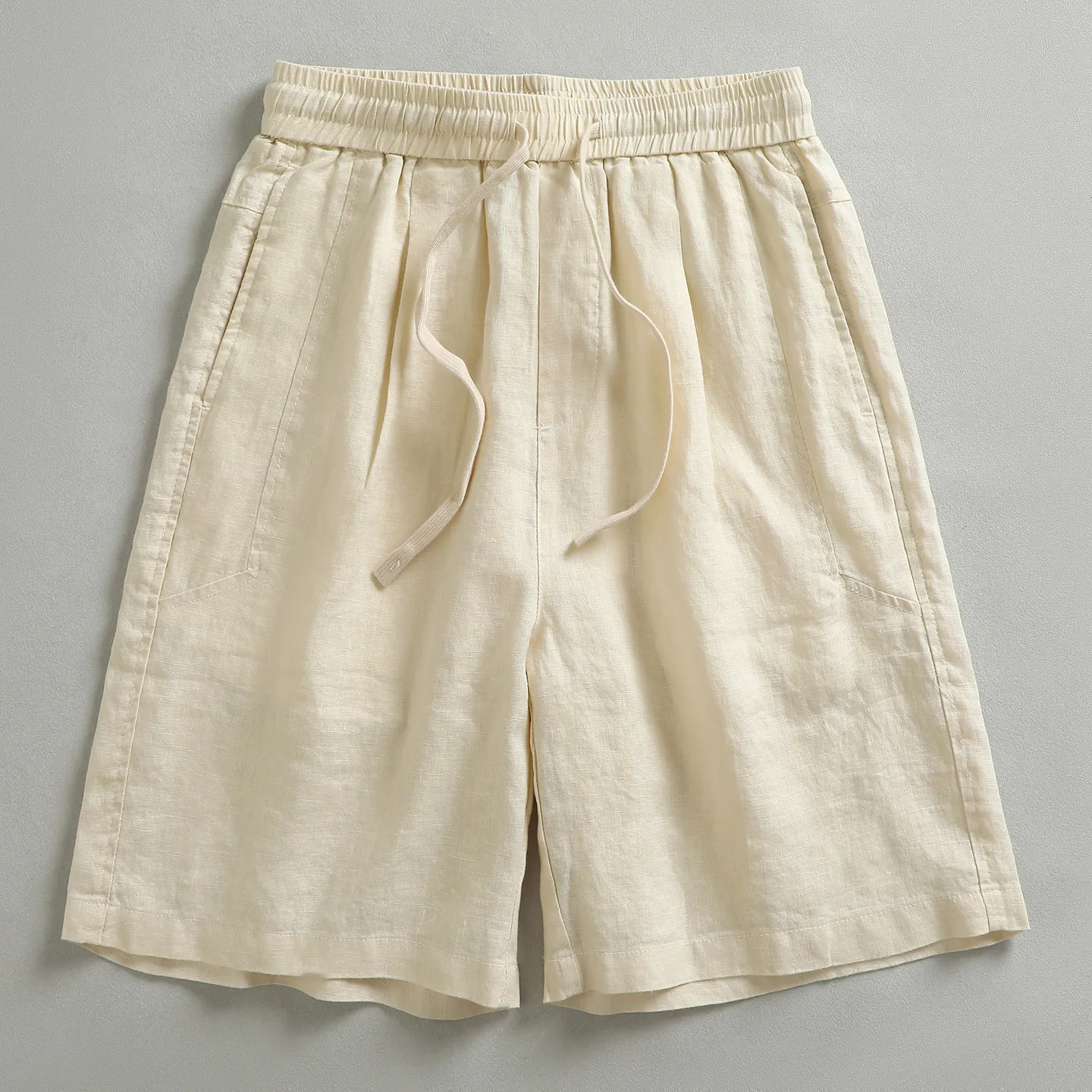 100% Linen Fabric Breathable and Comfortable Japanese Retro Trendy Casual Shorts Men's Loose and Versatile Summer 5-point Pants
100% Linen Fabric Breathable and Comfortable Japanese Retro Trendy Casual Shorts Men's Loose and Versatile Summer 5-point Pants