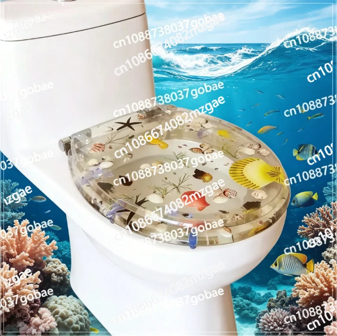 Resin Toilet Seat Cover, Universal Fit for Old-Fashioned Toilets, OUV Stainless Steel Hinge with Transparent Color Shell
Resin Toilet Seat Cover, Universal Fit for Old-Fashioned Toilets, OUV Stainless Steel Hinge with Transparent Color Shell