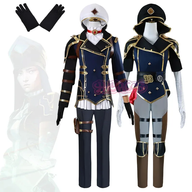 Arcane Caitlyn Kiramman Cosplay Costume Anime LOL Arcane Vi Cosplay Uniform Outfits Carnival Suit Halloween Costume Accessories
Arcane Caitlyn Kiramman Cosplay Costume Anime LOL Arcane Vi Cosplay Uniform Outfits Carnival Suit Halloween Costume Accessories
