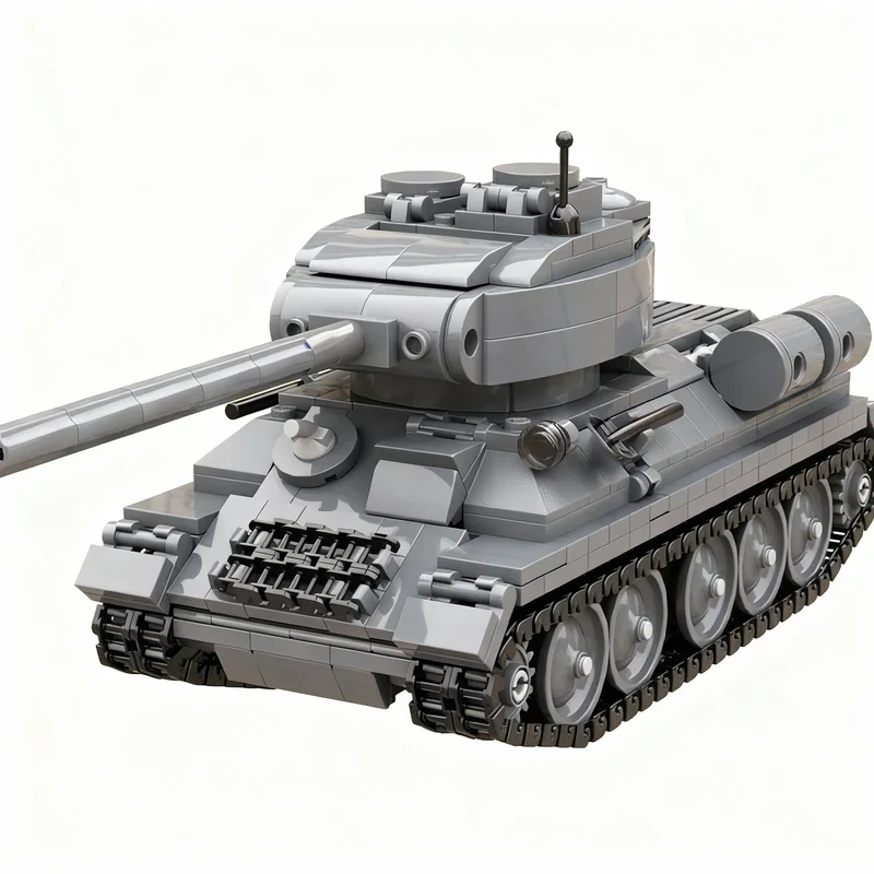 823PCS MOC Technology T 34 85 WW2 Soviet Medium Tank Model DIY Creative Assembly Building Blocks Display Birthday Gift Home Set
823PCS MOC Technology T 34 85 WW2 Soviet Medium Tank Model DIY Creative Assembly Building Blocks Display Birthday Gift Home Set