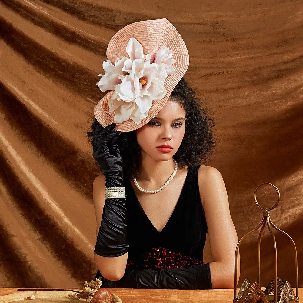 Fashion Magnolia Hair Band Bridal Makeup Prom Exaggerated Tea Party Fascinator Hat Headdress Women
Fashion Magnolia Hair Band Bridal Makeup Prom Exaggerated Tea Party Fascinator Hat Headdress Women