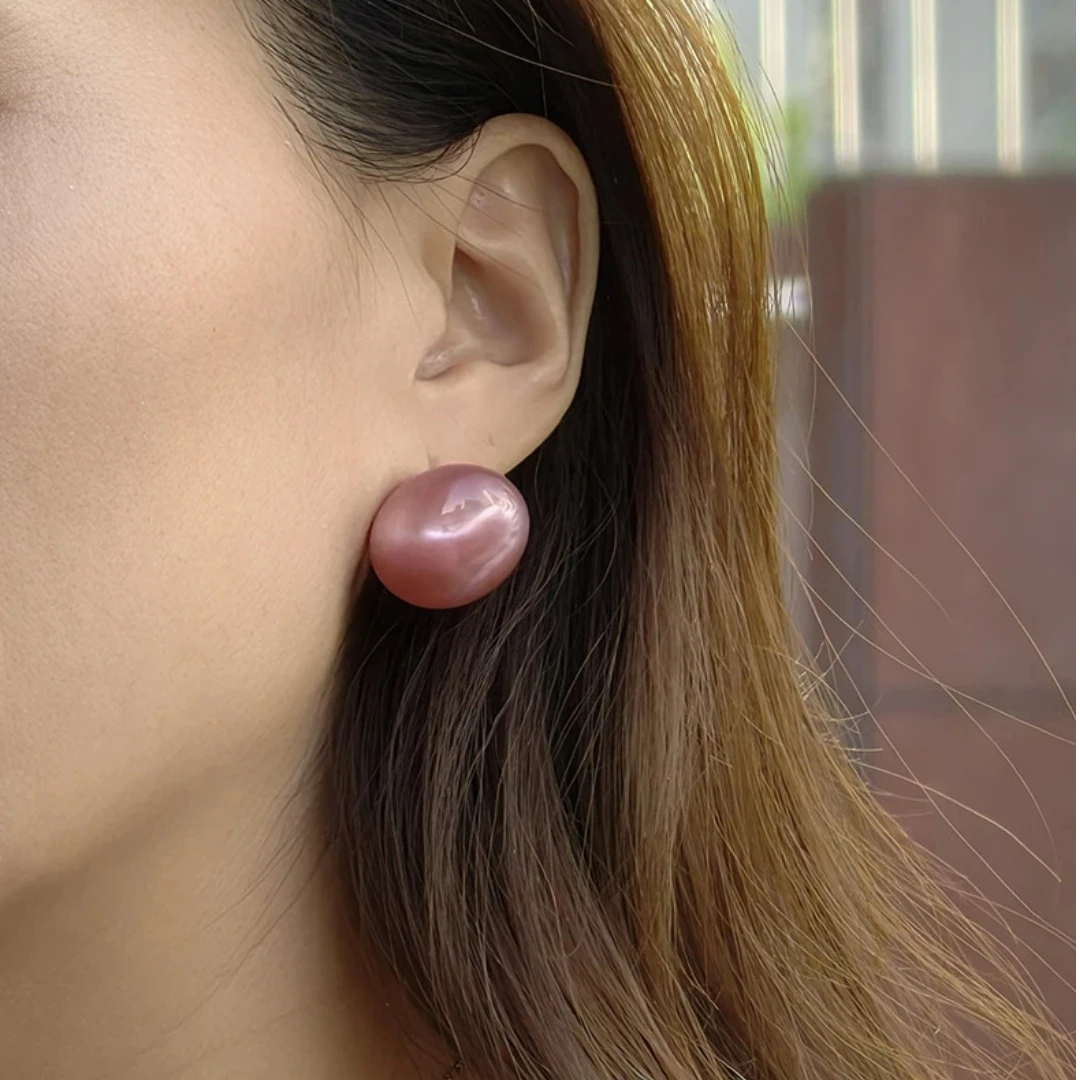 Jelly Sense Color Round Green Bead Planet Symphony Cat's Eye Color Resin Earrings Summer Multi-Color Bean Stud Earrings New
Jelly Sense Color Round Green Bead Planet Symphony Cat's Eye Color Resin Earrings Summer Multi-Color Bean Stud Earrings New