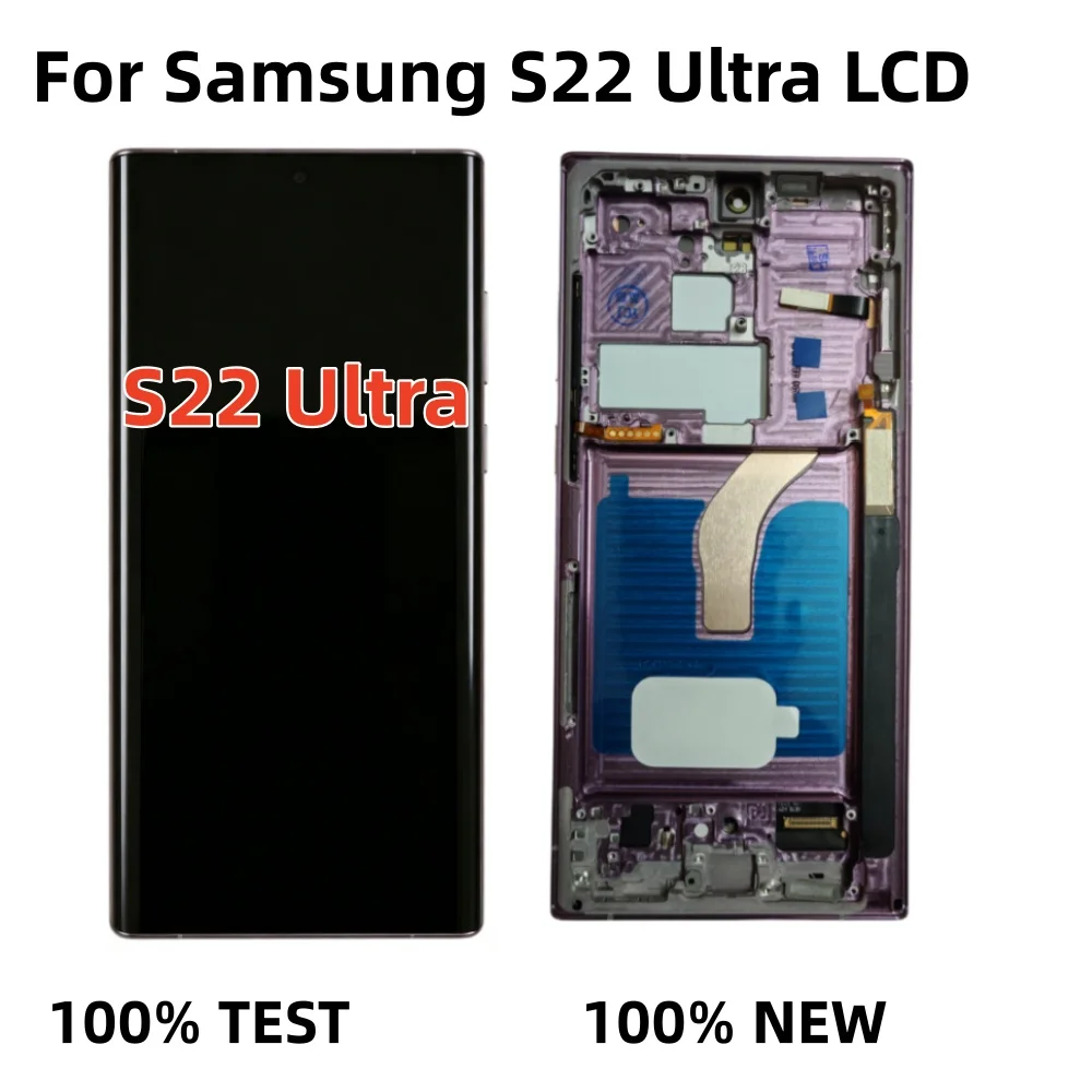 NEW LCD FOR Samsung S22 Ultra 5G OLED/TFT Display Touch Screen Assembly Replacement for S908 S908B SM-S908B/DS S908N
NEW LCD FOR Samsung S22 Ultra 5G OLED/TFT Display Touch Screen Assembly Replacement for S908 S908B SM-S908B/DS S908N