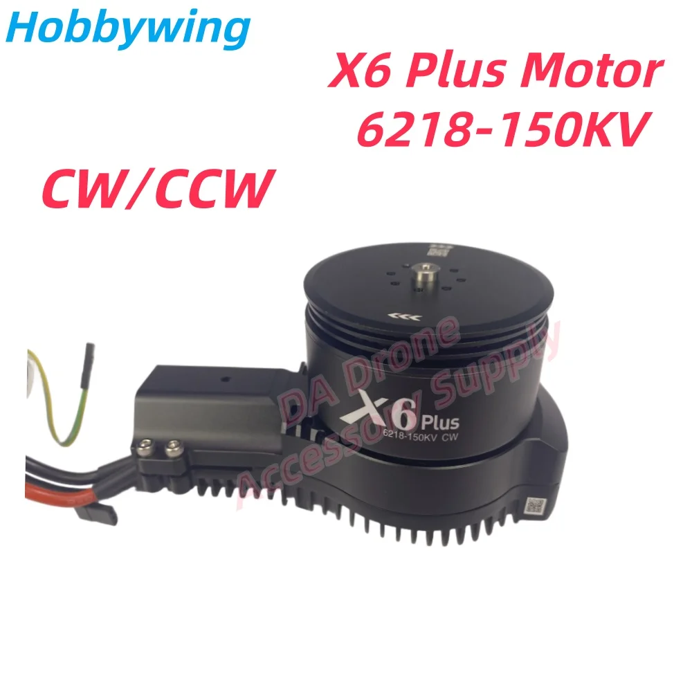 Original Hobbywing X6 Plus Motor Power System 6218 150KV Brushless Motor CW CCW 80A ESC for Agriculture UAV Drone Accessories
Original Hobbywing X6 Plus Motor Power System 6218 150KV Brushless Motor CW CCW 80A ESC for Agriculture UAV Drone Accessories