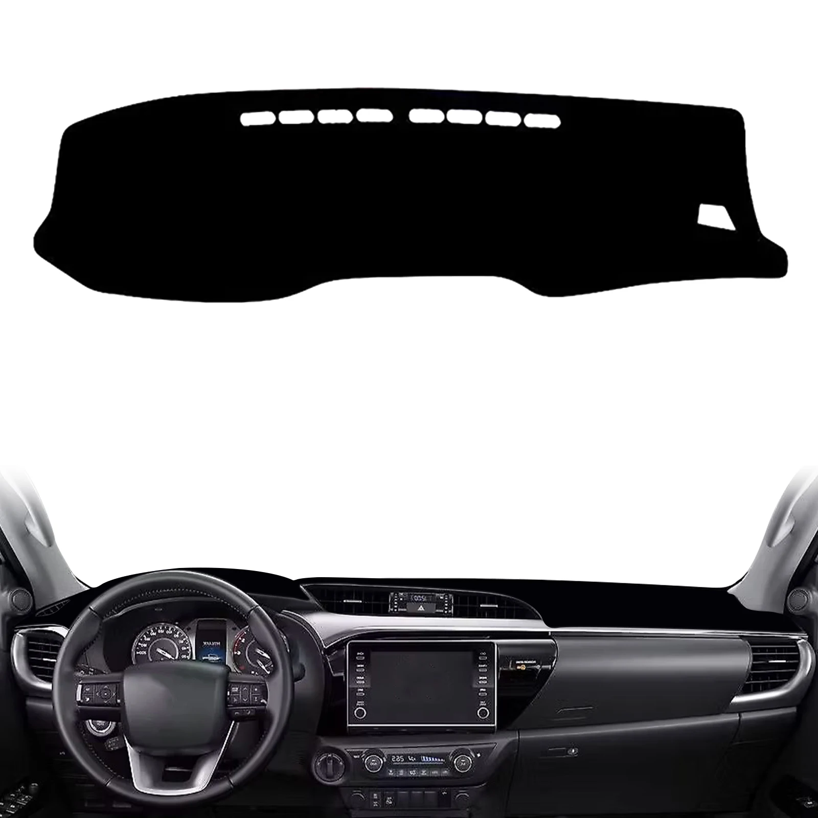 for Toyota Hilux 2015 2016 2017-2024 Car Dashboard Cover Sunshade Non‑Slip Protector Dash Mat Interior Decor Pad Accessories
for Toyota Hilux 2015 2016 2017-2024 Car Dashboard Cover Sunshade Non‑Slip Protector Dash Mat Interior Decor Pad Accessories