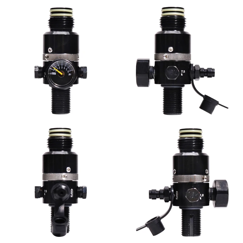TUXING 4500Psi 300Bar Fill Station Charging Valve Gauge Up To 4500psi with Rotatable Pressure Reducing Valve with Silver Ring
TUXING 4500Psi 300Bar Fill Station Charging Valve Gauge Up To 4500psi with Rotatable Pressure Reducing Valve with Silver Ring
