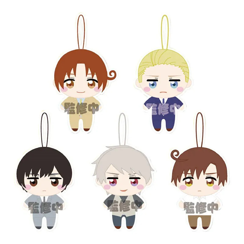 5pcs Fukuya Plush Pendant Hetalia World Stars 8 Cm Vol 1 Plush Doll Bag Hanging Ornament Anime Collectible for Adult Anime Fans
5pcs Fukuya Plush Pendant Hetalia World Stars 8 Cm Vol 1 Plush Doll Bag Hanging Ornament Anime Collectible for Adult Anime Fans