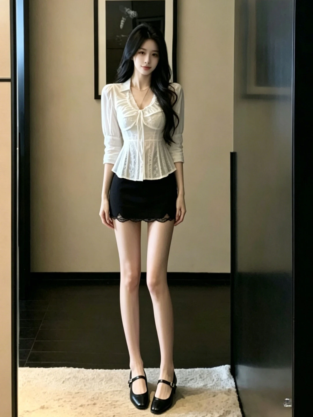 Korean Style Half Skirt Set Unique Attractive Bodycon Two Piece Summer Outfit Comfortable High Waist Short V Neck Shirt
Korean Style Half Skirt Set Unique Attractive Bodycon Two Piece Summer Outfit Comfortable High Waist Short V Neck Shirt