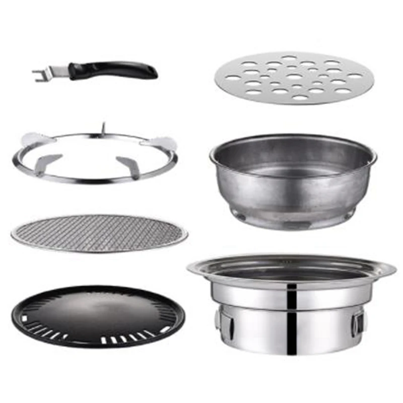 Stainless Steel Charcoal Barbecue Grill Set,Non-Stick Barbecue Grills Portable Bbq Grill Carbon Stove For Outdoor BBQ
Stainless Steel Charcoal Barbecue Grill Set,Non-Stick Barbecue Grills Portable Bbq Grill Carbon Stove For Outdoor BBQ