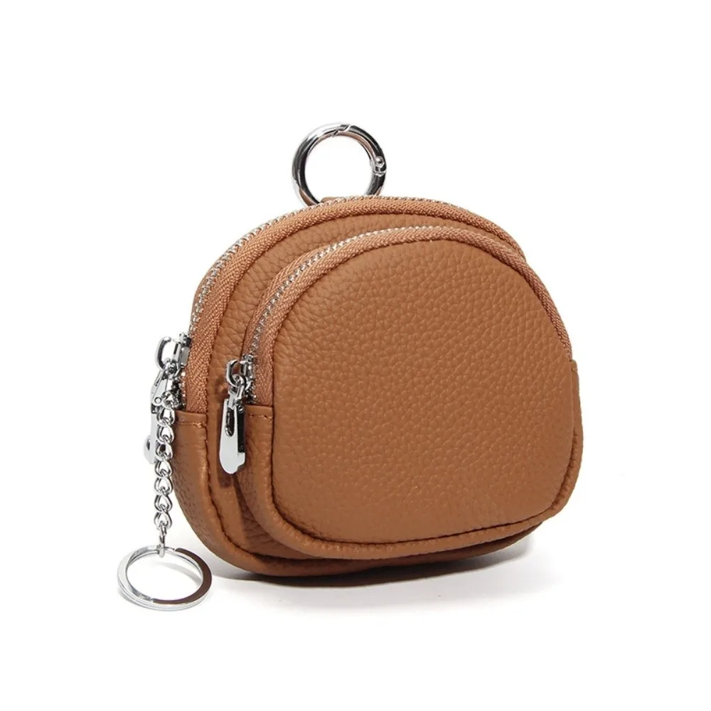 Shopping Portable Leather Coin Purse Wallet Solid Color Key Ring Round Bag Anti-lost Simple Mini Money Bag Shopping
Shopping Portable Leather Coin Purse Wallet Solid Color Key Ring Round Bag Anti-lost Simple Mini Money Bag Shopping