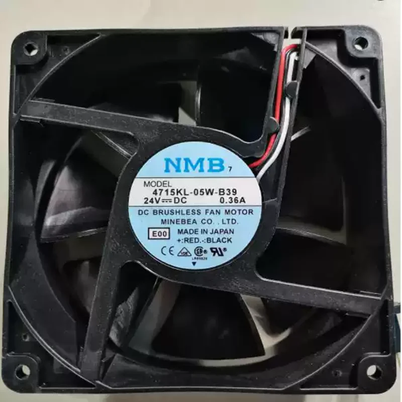 NMB 4715KL-05W-B39 24V 0.36A 12038 12CM Cooling Fan
NMB 4715KL-05W-B39 24V 0.36A 12038 12CM Cooling Fan