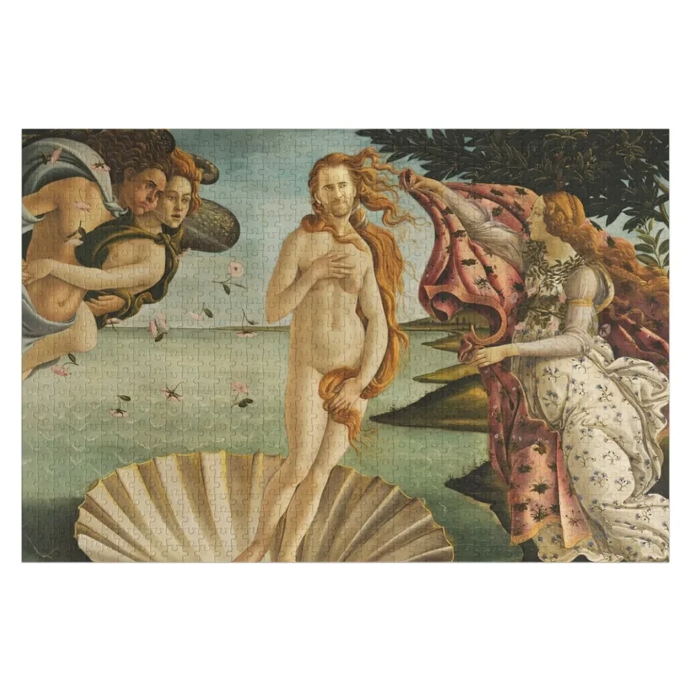 The Birth of Nic Cage (after Botticelli), Venus Nic Cage Painting Jigsaw Puzzle Personalized For Kids Wood Adults Puzzle
The Birth of Nic Cage (after Botticelli), Venus Nic Cage Painting Jigsaw Puzzle Personalized For Kids Wood Adults Puzzle