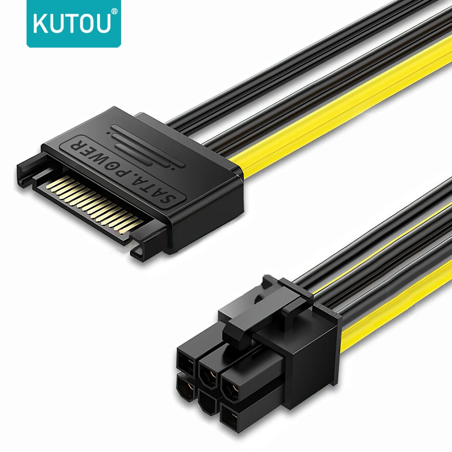 KUTOU 15 Pin SATA Power To 6 Pin PCI-E PCI Express Adapter Cable For Video Card 15-pin SATA Power Female 6-pin PCIe Power Male
KUTOU 15 Pin SATA Power To 6 Pin PCI-E PCI Express Adapter Cable For Video Card 15-pin SATA Power Female 6-pin PCIe Power Male