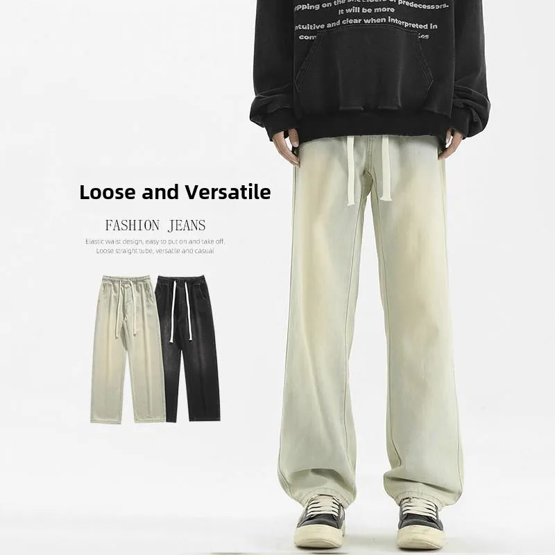 Trendy Yellow Clay Dyeing Loose Straight Leg Corduroy Jeans for Men Casual Wear Spring Season Comfortable Loose Fit Trousers
Trendy Yellow Clay Dyeing Loose Straight Leg Corduroy Jeans for Men Casual Wear Spring Season Comfortable Loose Fit Trousers