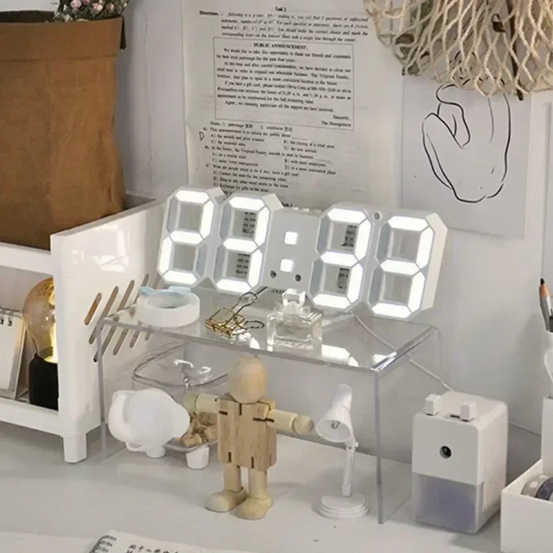 Умный 3d цифровой будильник, настенный декор, украшение дома и температура, дата, время, скандинавские большие часы, часы, садовая королева
Умный 3d цифровой будильник, настенный декор, украшение дома и температура, дата, время, скандинавские большие часы, часы, садовая королева