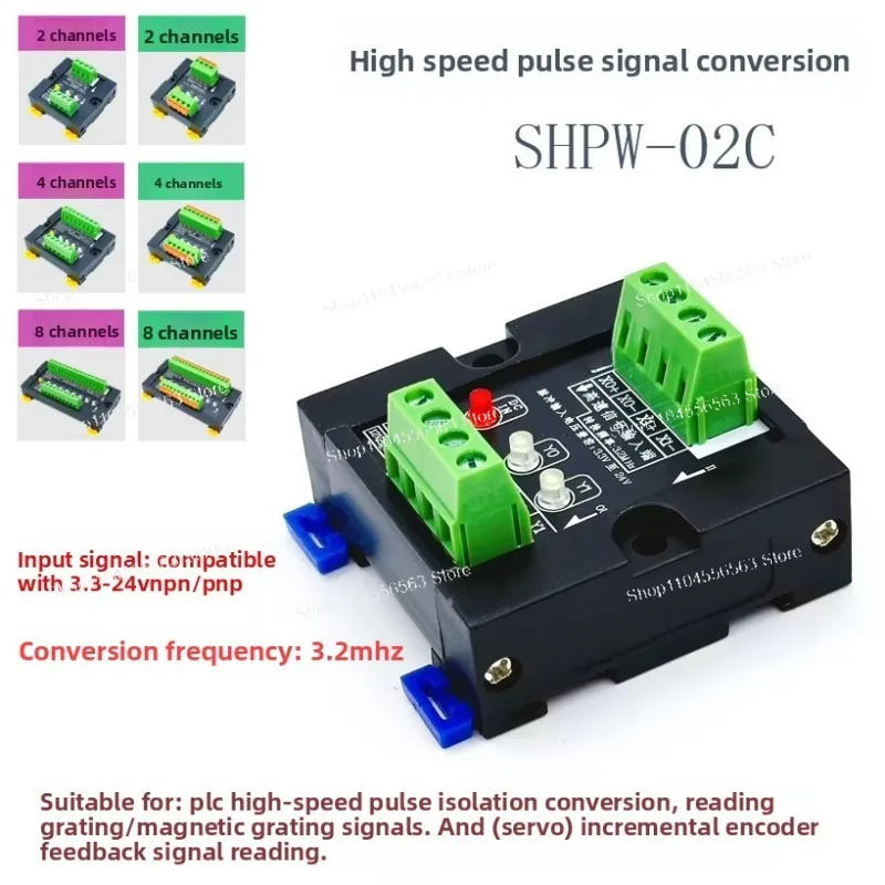Высокоскоростные импульсные модули изоляции сигналов ШИМ для ПЛК, с оптоизоляцией, совместимые с широким диапазоном напряжений 3.3В/5В/12В/24В
Высокоскоростные импульсные модули изоляции сигналов ШИМ для ПЛК, с оптоизоляцией, совместимые с широким диапазоном напряжений 3.3В/5В/12В/24В