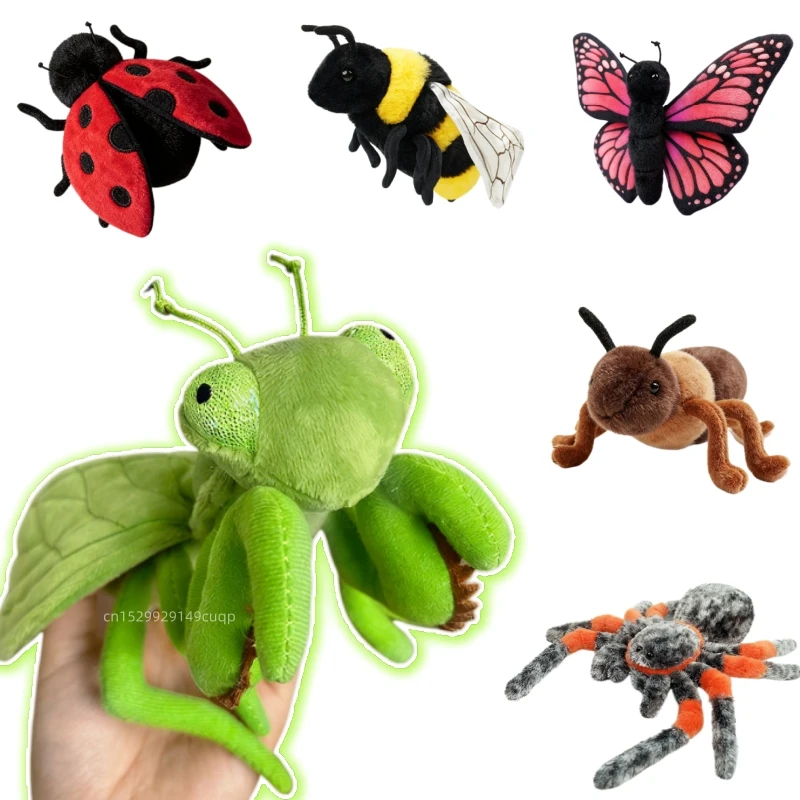 Cartoon Cute Insect Plush Doll Ant Bee Mantis Butterfly Ladybug Spider Plush Toy Home Decoration Gift For Children
Cartoon Cute Insect Plush Doll Ant Bee Mantis Butterfly Ladybug Spider Plush Toy Home Decoration Gift For Children