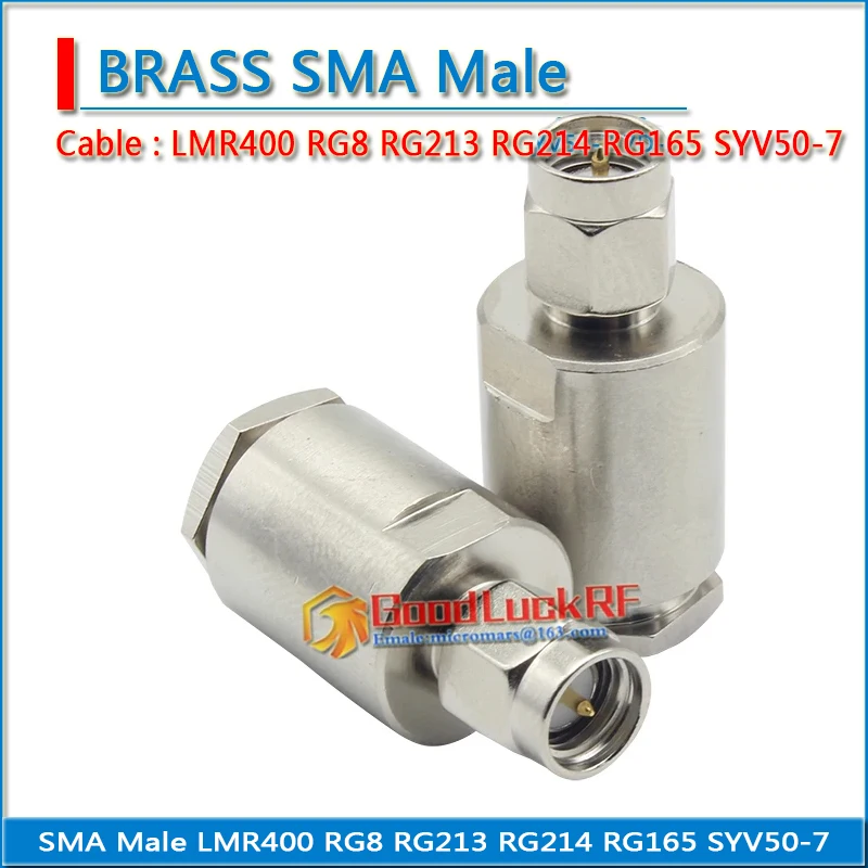 1X Штекерный зажим SMA для припоя lmr400 RG8 RG213 RG214 RG165 SYV50-7 7D-FB, кабель RF, коаксиальный латунный посеребренный
1X Штекерный зажим SMA для припоя lmr400 RG8 RG213 RG214 RG165 SYV50-7 7D-FB, кабель RF, коаксиальный латунный посеребренный