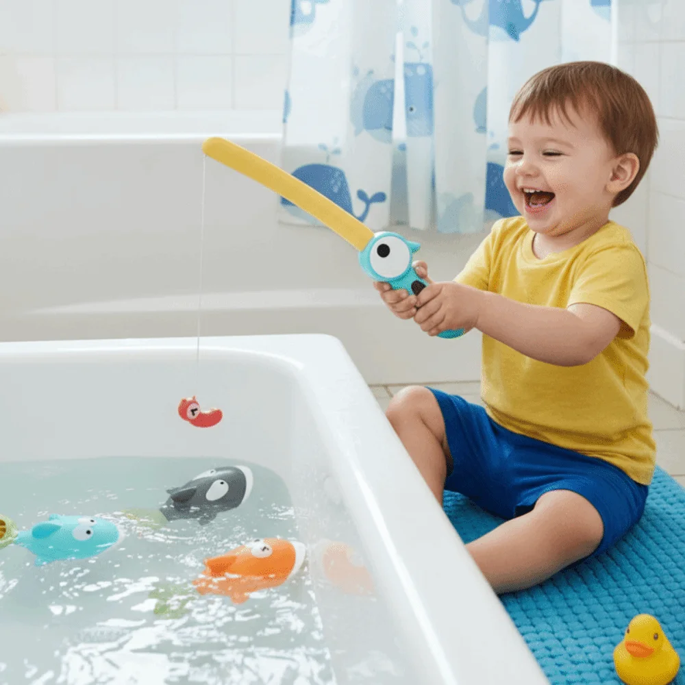 Montessori Kids Fishing Game Sensory Interactive Fishing Rods Magnet Fishing Game Cartoon Sea Animals Pretend Play Bathtub Toy
Montessori Kids Fishing Game Sensory Interactive Fishing Rods Magnet Fishing Game Cartoon Sea Animals Pretend Play Bathtub Toy