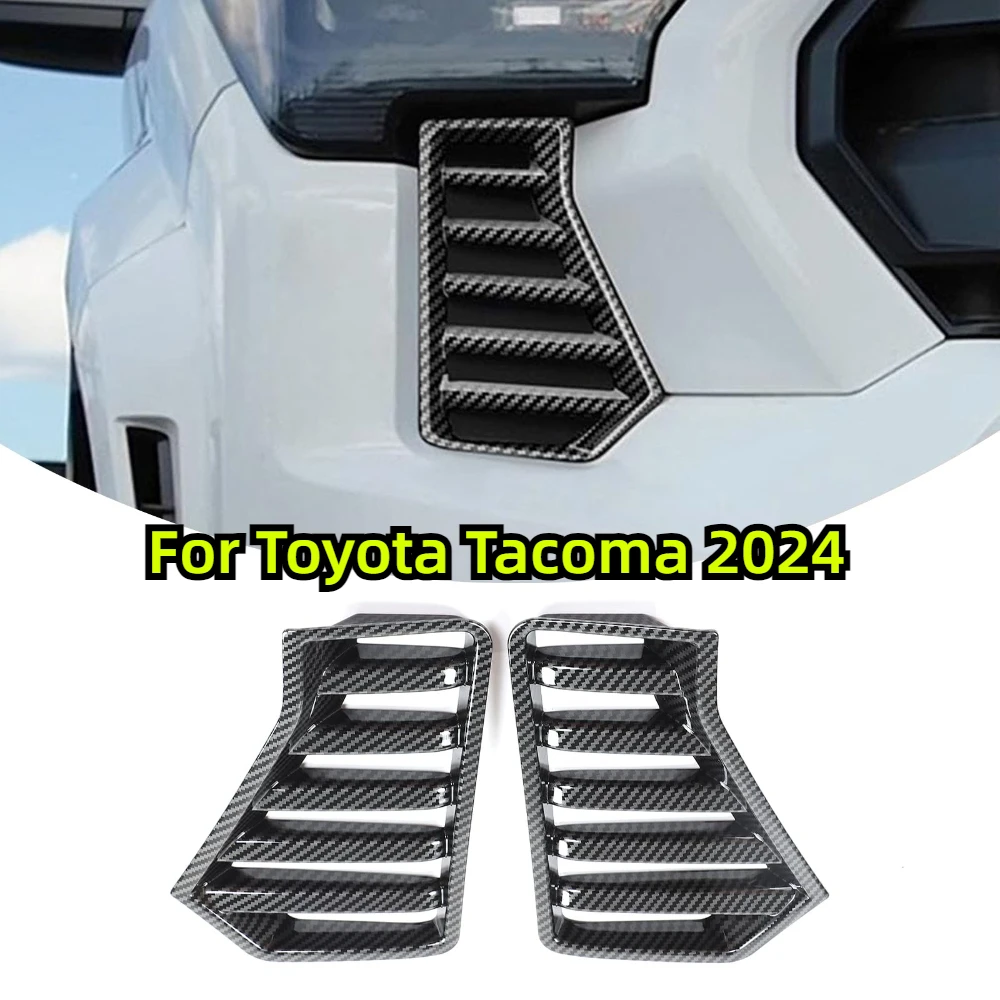 For Toyota Tacoma 2024+ Car Front Side Grille Fender Vent Cover Trim Front Headlight Under Cover Decoration Accessories
For Toyota Tacoma 2024+ Car Front Side Grille Fender Vent Cover Trim Front Headlight Under Cover Decoration Accessories