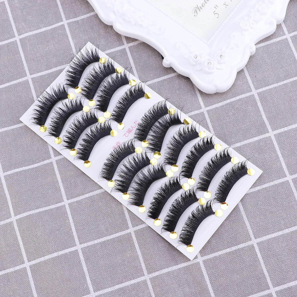 10 Pairs Waterproof Eyelashes 3D Dense Long Fake Eyelashes Natural Look For Women Makeup Daily Use
10 Pairs Waterproof Eyelashes 3D Dense Long Fake Eyelashes Natural Look For Women Makeup Daily Use