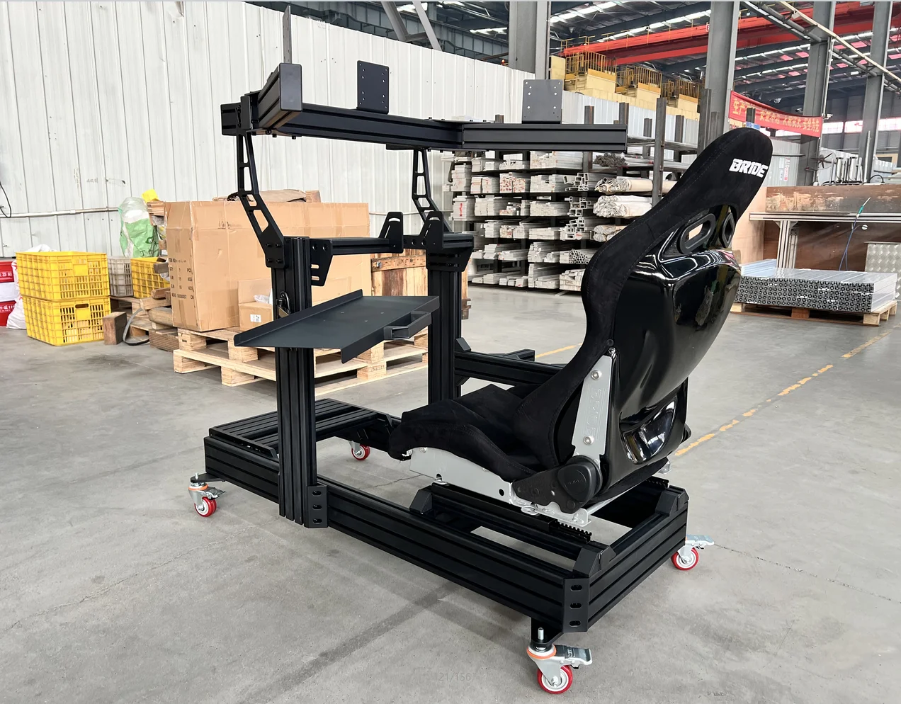 OEM Sim Racing Cockpit 4080 T Slot Aluminum Profile Sim Racing Chassis VR Game Motion Frame Sim Rig Kit Car Driving Simulator
OEM Sim Racing Cockpit 4080 T Slot Aluminum Profile Sim Racing Chassis VR Game Motion Frame Sim Rig Kit Car Driving Simulator