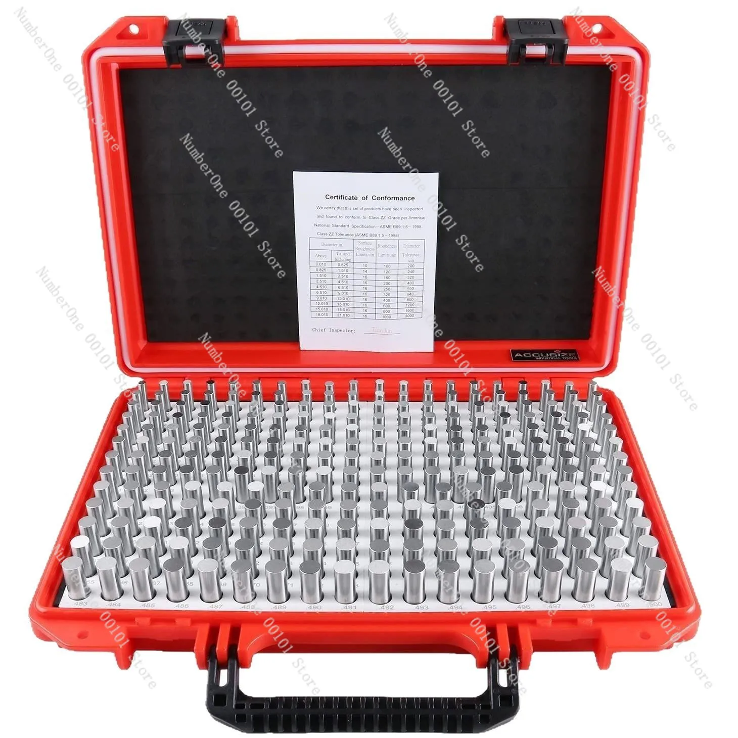 Tungsten Steel Needle Gauge, Plug Gauge, Diameter Gauge Kit, Metric Imperial, Needle Gauge Pin Type, Plug Gauge 0.061~ 0.250
Tungsten Steel Needle Gauge, Plug Gauge, Diameter Gauge Kit, Metric Imperial, Needle Gauge Pin Type, Plug Gauge 0.061~ 0.250