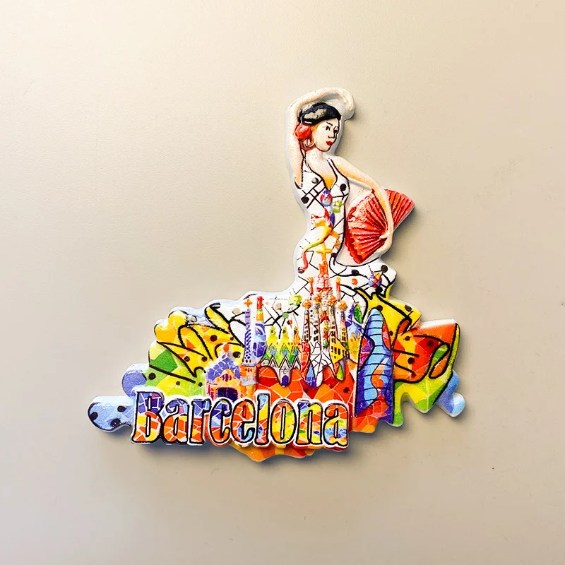 Spanish Dancer Travel Souvenir Fridge Magnet Personalized Decoration Unique Gift Resin Magnetic Sticker
Spanish Dancer Travel Souvenir Fridge Magnet Personalized Decoration Unique Gift Resin Magnetic Sticker