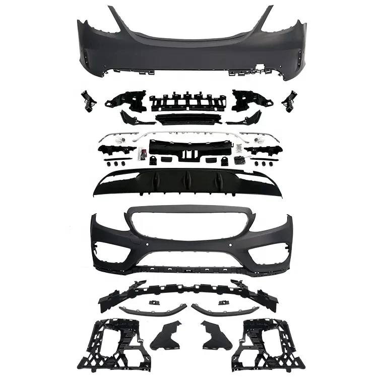 Body Kit for C-class W205 Upgrade to C63 Body Kit with Front Bumper Rear Diffuser
Body Kit for C-class W205 Upgrade to C63 Body Kit with Front Bumper Rear Diffuser