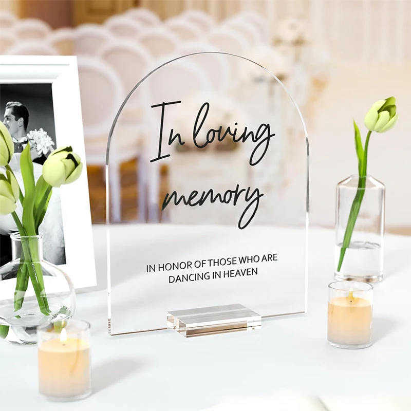 2Pcs Blank Acrylic Sign With Stand Arch Clear Table Sign Acrylic Sheet For Wedding Table Number Menu Sign Party Wedding Supplies 
2Pcs Blank Acrylic Sign With Stand Arch Clear Table Sign Acrylic Sheet For Wedding Table Number Menu Sign Party Wedding Supplies