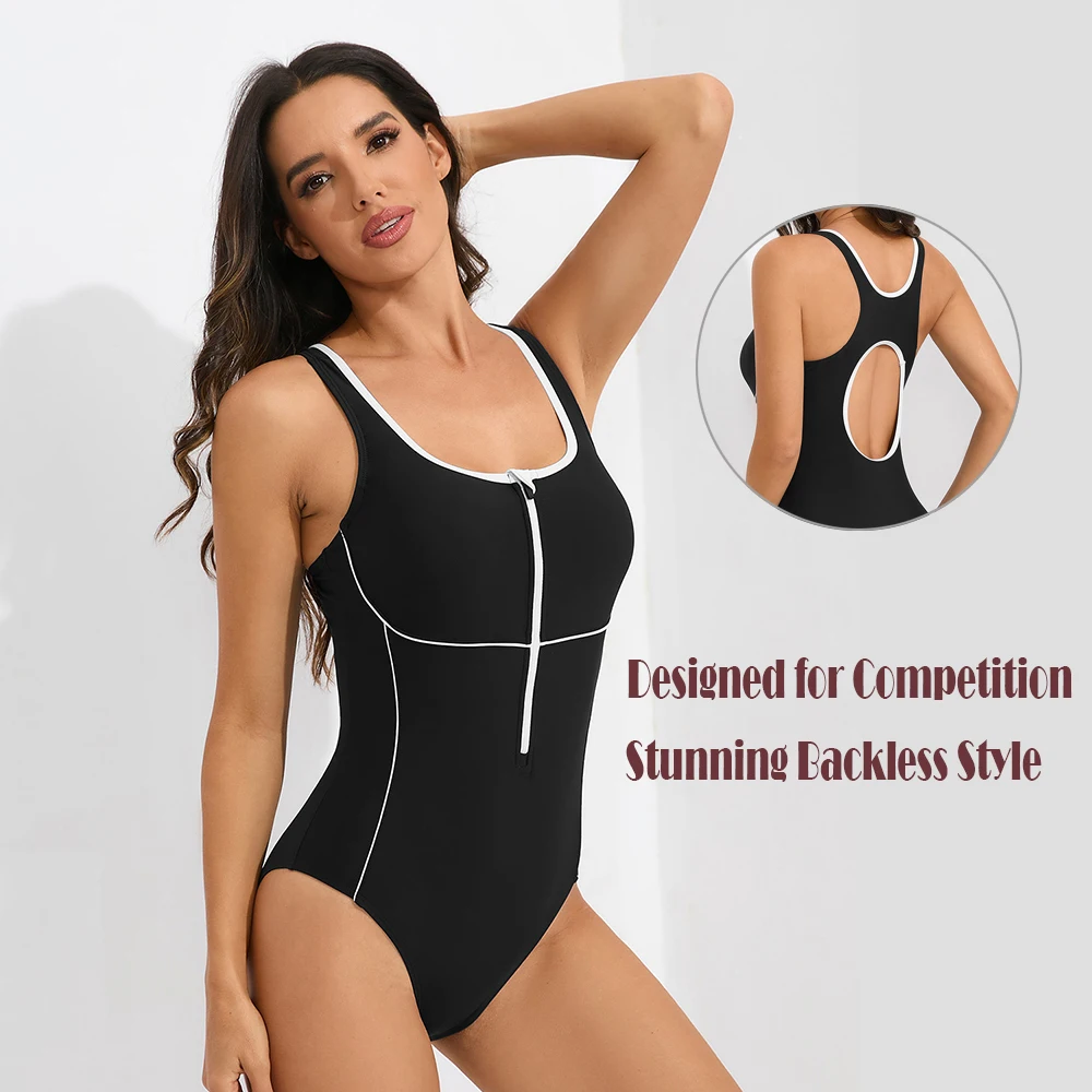 Aoylisey Women Tank Competitive Racing Swimsuit Athletic Back One Piece Bodysuit Built-in Pads Elasticity Tummy Control Swimwear
Aoylisey Women Tank Competitive Racing Swimsuit Athletic Back One Piece Bodysuit Built-in Pads Elasticity Tummy Control Swimwear
