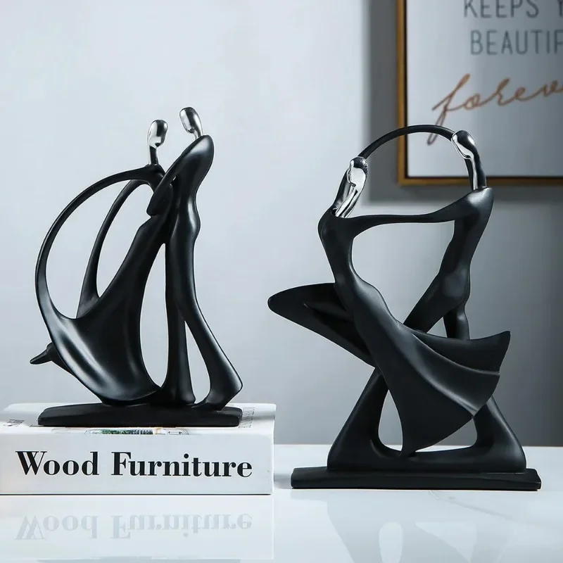 Nordic Dancer Couple Figurine for Interior Decoration home Resin Art sculpture Ornament Statue Living Room Decor easter Gift
Nordic Dancer Couple Figurine for Interior Decoration home Resin Art sculpture Ornament Statue Living Room Decor easter Gift