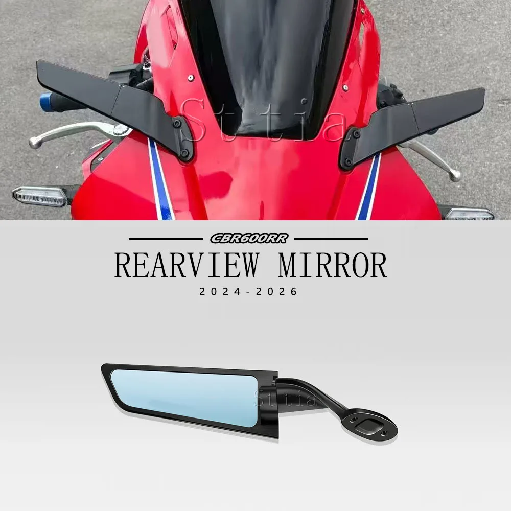 Adjustable Stealth Mirrors Rearview Mirror Stealth Sport Winglet Mirror Kits For Honda CBR600RR CBR600 RR 2024-2026 600RR
Adjustable Stealth Mirrors Rearview Mirror Stealth Sport Winglet Mirror Kits For Honda CBR600RR CBR600 RR 2024-2026 600RR