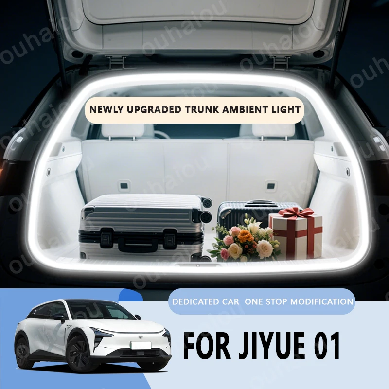 For JIYUE 01 trunk light modification light Atmosphere lights White warm white Rear Trunk LED Light Bar
For JIYUE 01 trunk light modification light Atmosphere lights White warm white Rear Trunk LED Light Bar