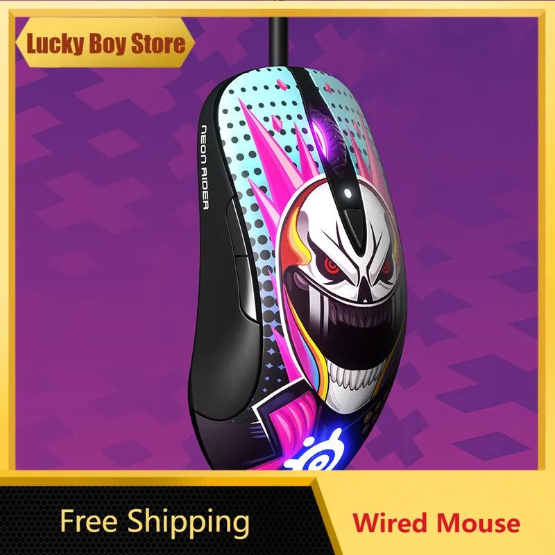 Проводная мышь Steelseries Neon Knight, ограниченная серия, официальная подлинная новинка, подержанная компьютерная игра для киберспорта, RGB на заказ
Проводная мышь Steelseries Neon Knight, ограниченная серия, официальная подлинная новинка, подержанная компьютерная игра для киберспорта, RGB на заказ